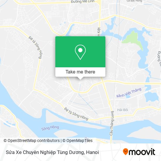 Sửa Xe Chuyên Nghiệp Tùng Dương map