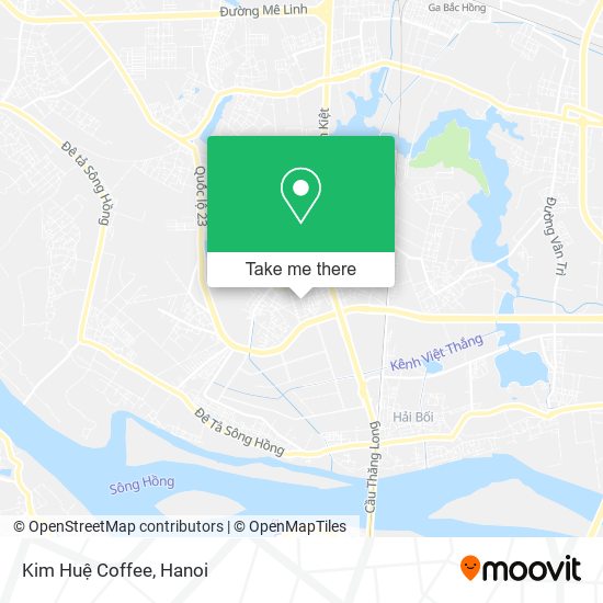 Kim Huệ Coffee map