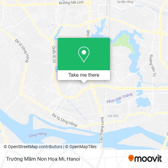 Trường Mầm Non Họa Mi map