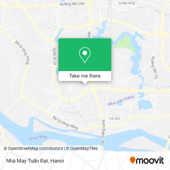 Nhà May Tuấn Đạt map