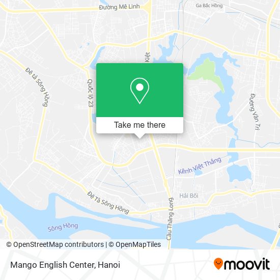 Mango English Center map