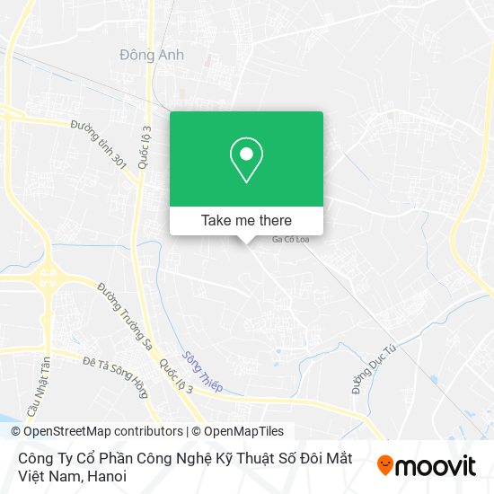 Công Ty Cổ Phần Công Nghệ Kỹ Thuật Số Đôi Mắt Việt Nam map