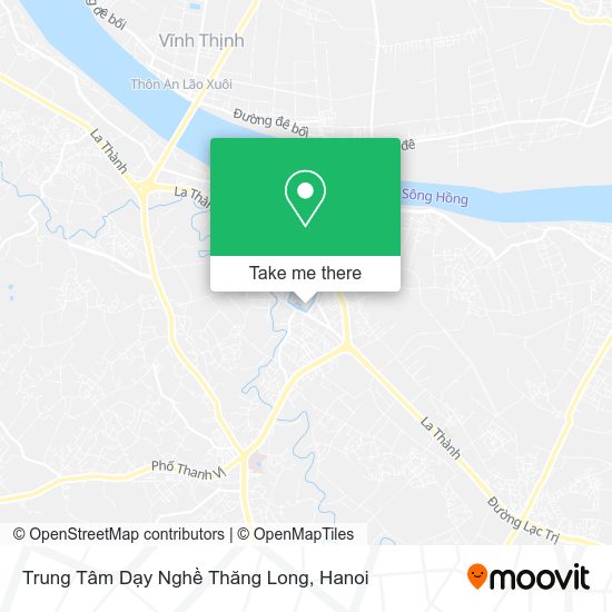 Trung Tâm Dạy Nghề Thăng Long map