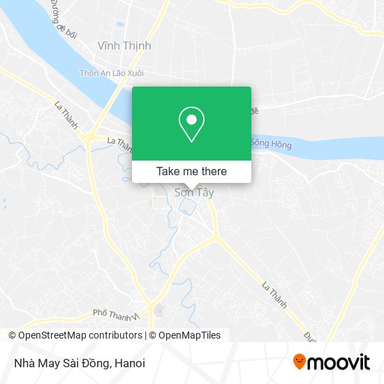 Nhà May Sài Đồng map