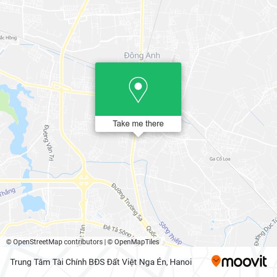 Trung Tâm Tài Chính BĐS Đất Việt Nga Én map