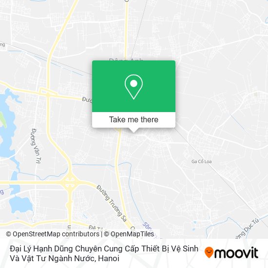 Đại Lý Hạnh Dũng Chuyên Cung Cấp Thiết Bị Vệ Sinh Và Vật Tư Ngành Nước map