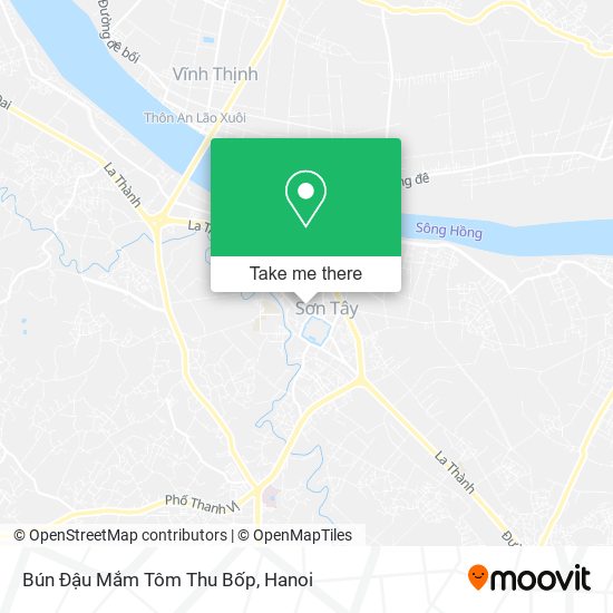 Bún Đậu Mắm Tôm Thu Bốp map