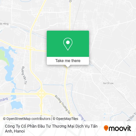 Công Ty Cổ Phần Đầu Tư Thương Mại Dịch Vụ Tấn Anh map