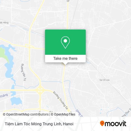 Tiệm Làm Tóc Móng Trung Linh map