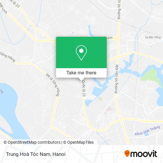 Trung Hoà Tóc Nam map