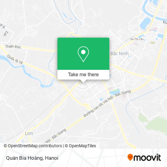 Quán Bia Hoàng map
