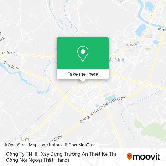 Công Ty TNHH Xây Dựng Trường An Thiết Kế Thi Công Nội Ngoại Thất map