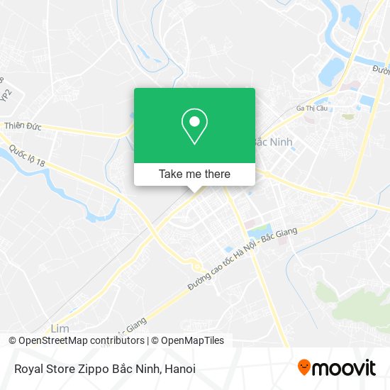 Royal Store Zippo Bắc Ninh map