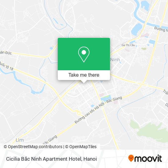 Cicilia Bắc Ninh Apartment Hotel map