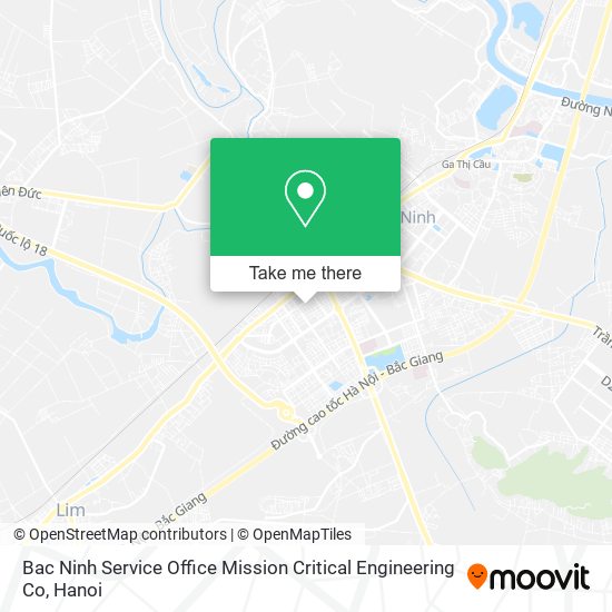 Bac Ninh Service Office Mission Critical Engineering Co map