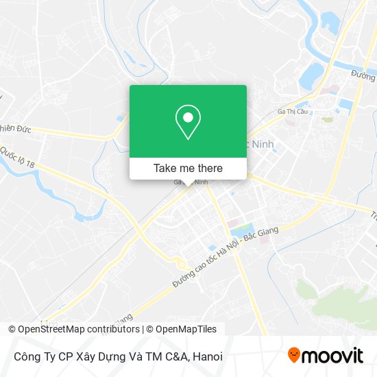 Công Ty CP Xây Dựng Và TM C&A map
