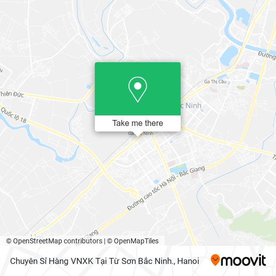 Chuyên Sỉ Hàng VNXK Tại Từ Sơn Bắc Ninh. map