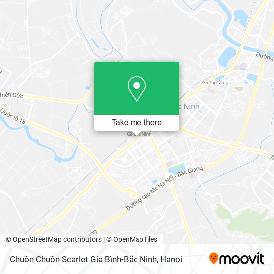 Chuồn Chuồn Scarlet Gia Bình-Bắc Ninh map