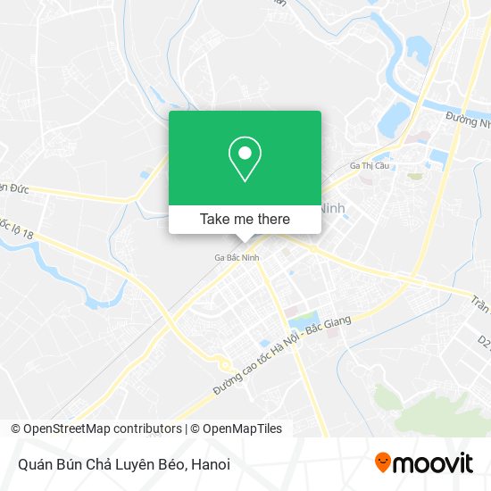 Quán Bún Chả Luyên Béo map