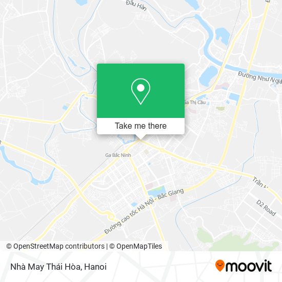 Nhà May Thái Hòa map