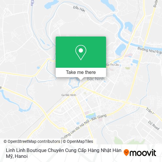 Linh Linh Boutique Chuyên Cung Cấp Hàng Nhật Hàn Mỹ map