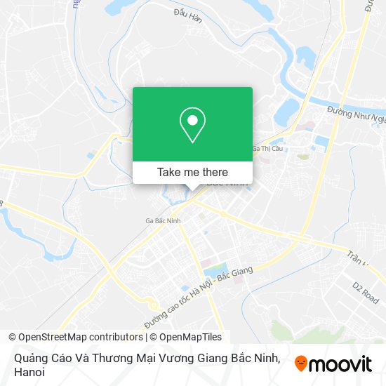 Quảng Cáo Và Thương Mại Vương Giang Bắc Ninh map