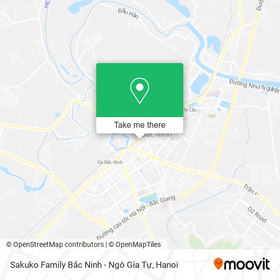 Sakuko Family Bắc Ninh - Ngô Gia Tự map