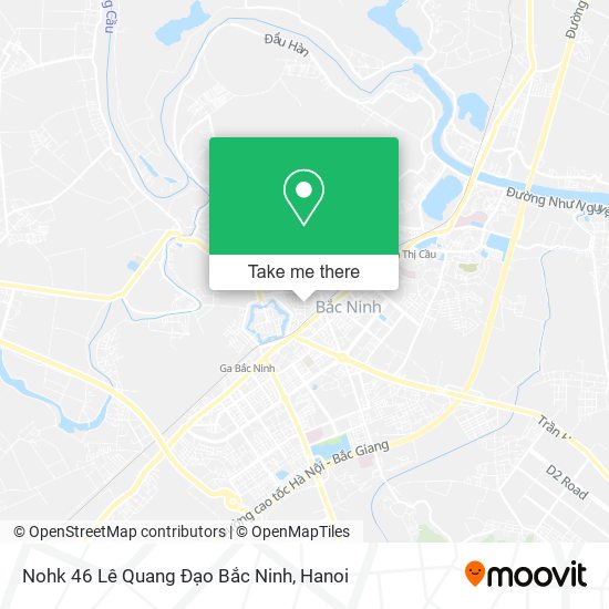 Nohk 46 Lê Quang Đạo Bắc Ninh map