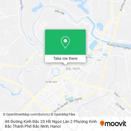 48 Đường Kinh Bắc 20 Hồ Ngọc Lân 2 Phường Kinh Bắc Thành Phố Bắc Ninh map