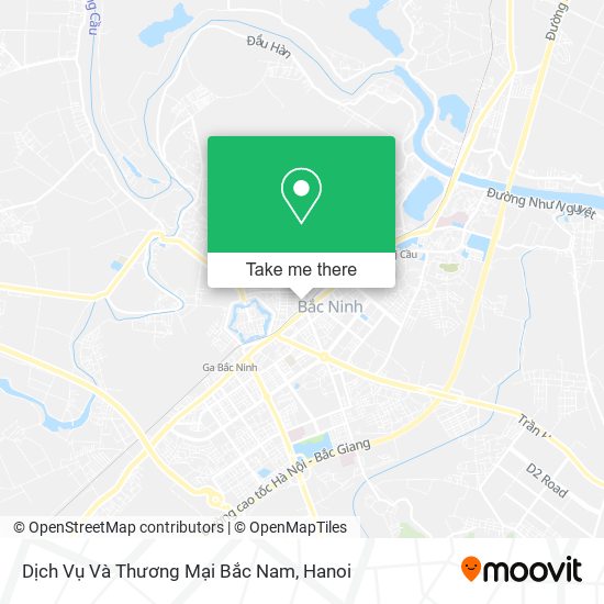 Dịch Vụ Và Thương Mại Bắc Nam map