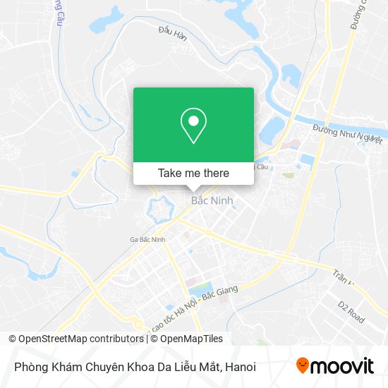 Phòng Khám Chuyên Khoa Da Liễu Mắt map