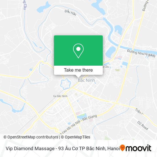 Vip Diamond Massage - 93 Âu Cơ TP Bắc Ninh map