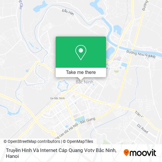 Truyền Hình Và Internet Cáp Quang Votv Bắc Ninh map