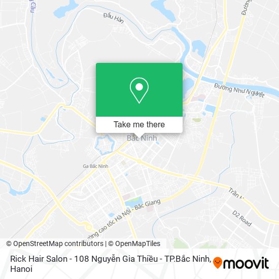 Rick Hair Salon - 108 Nguyễn Gia Thiều - TP.Bắc Ninh map