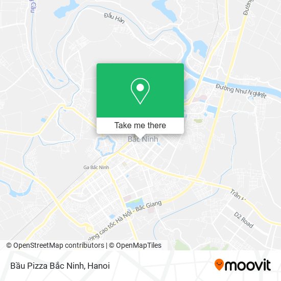 Bầu Pizza Bắc Ninh map