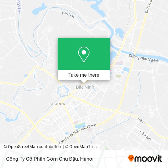 Công Ty Cổ Phần Gốm Chu Đậu map