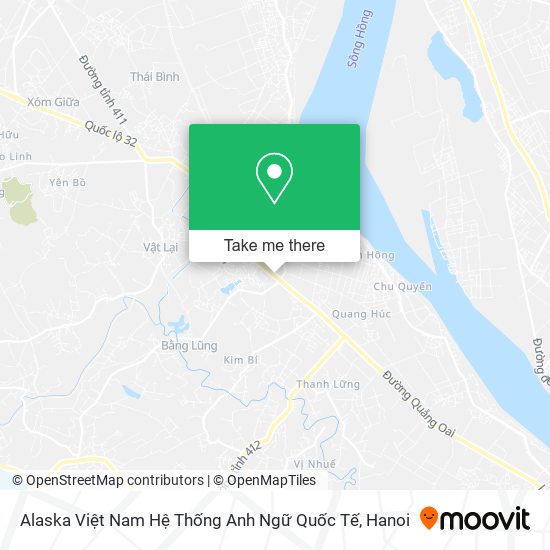 Alaska Việt Nam Hệ Thống Anh Ngữ Quốc Tế map