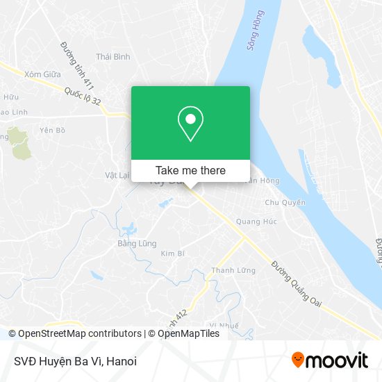 SVĐ Huyện Ba Vì map