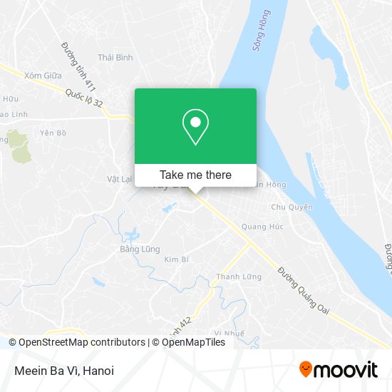 Meein Ba Vì map