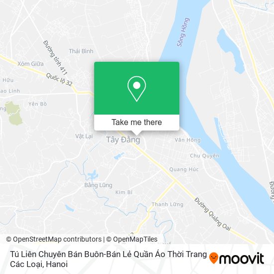 Tú Liên Chuyên Bán Buôn-Bán Lẻ Quần Áo Thời Trang Các Loại map