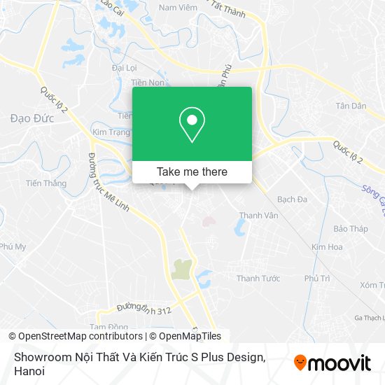 Showroom Nội Thất Và Kiến Trúc S Plus Design map