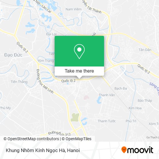 Khung Nhôm Kính Ngọc Hà map