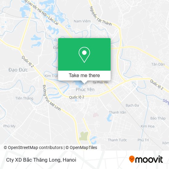 Cty XD Bắc Thăng Long map