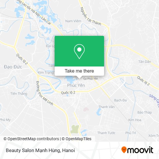 Beauty Salon Mạnh Hùng map