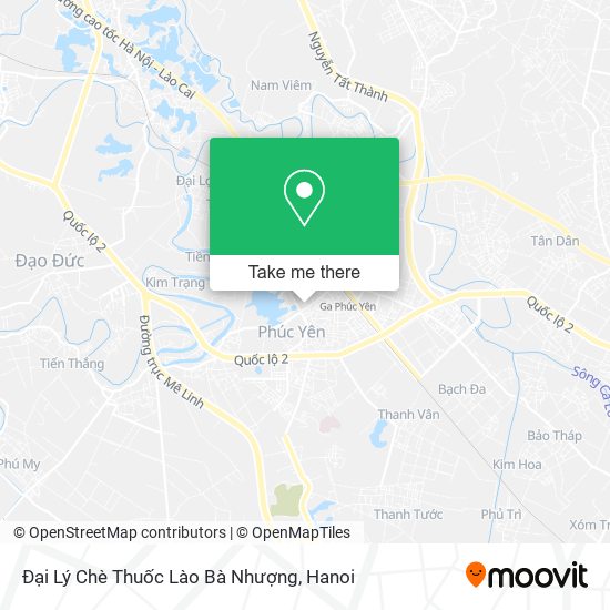 Đại Lý Chè Thuốc Lào Bà Nhượng map