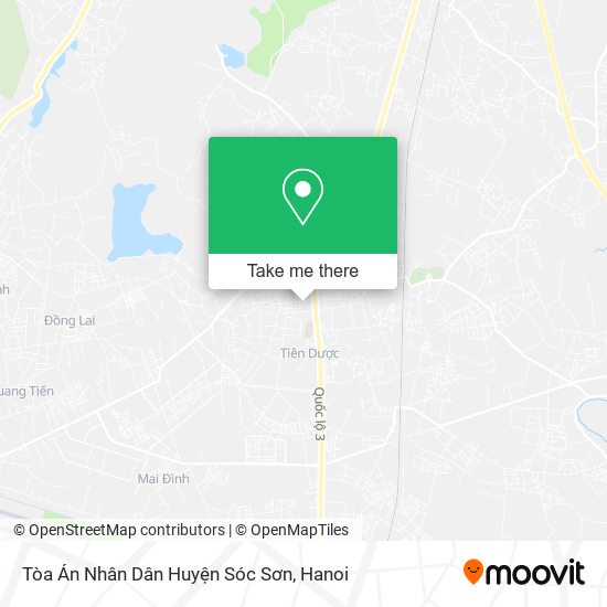Tòa Án Nhân Dân Huyện Sóc Sơn map