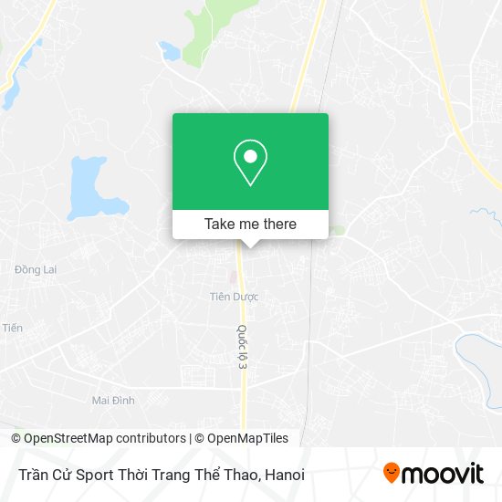 Trần Cử Sport Thời Trang Thể Thao map