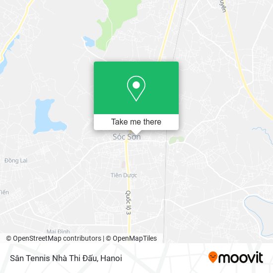 Sân Tennis Nhà Thi Đấu map