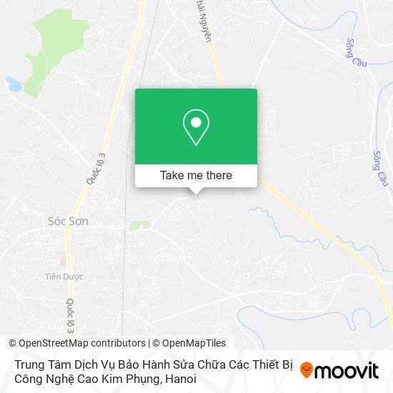 Trung Tâm Dịch Vụ Bảo Hành Sửa Chữa Các Thiết Bị Công Nghệ Cao Kim Phụng map