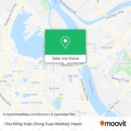 Chợ Đồng Xuân (Dong Xuan Market) map